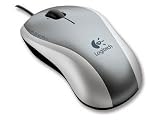 Logitech V150 Laser Mouse for Laptops (Light Silver)