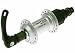 Shimano Capreo Rear Hub 36H 8/9 Speed Silver