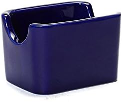 Tuxton BCQ-034 Cobalt Blue Sugar Packet Holder - Dozen