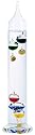 13" Galileo Thermometer with Multi colored Spheres Made in Germany