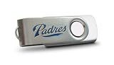 Centon San Diego Padres Edition DataStick Swivel 4 GB USB 2.0 Flash Drive DSVM4 GB-SD (White)