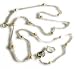 Jewelry : 14k Two-tone Saturn Bead Ankle Bracelet