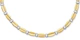 10k Two-Tone Diamond Accented Necklace - 17 Inch