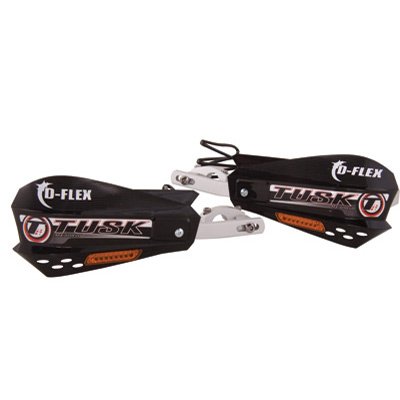 Tusk D-Flex Handguards with Turn Signals Black