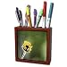 Add More Color - Floral Designs - Blossoming Flower. Gorgeous yellow floral design that she would love. Great on all gifts for her. - Tile Pen Holders-5 inch tile pen holder