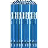 ＮBクリヤーブック（10冊パック） A4縦 固定式20枚ポケット 青（RC：1000054731）の画像