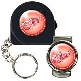 NHL Detroit Red Wings 6' Tape Measure, Key Chain & Money Clip Set
