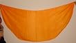 Orange Semi-Circular Silk Veil