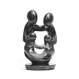 African Family of 4 Shona Stone Sculpture (Zimbabwe)