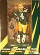 Brett Favre Green Bay Packers 1998 Topps NFL Action Flats Figure and Card