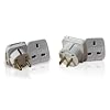 ABC Products Travel Adapter Adaptor Converts UK Plugs Plug to 2 Two pin EVERYWHERE WORLDWIDE EU Europe European Norway Sweden Denmark Danish China Chinese Slovakia Polish Poland German Germany Spanish Spain Italy Italian French France Dutch Holland Belgium Portugal USA North American New Zealand NZ Australia Australian Middle East Eastern South American Brazil Brazilian Africa African etc
