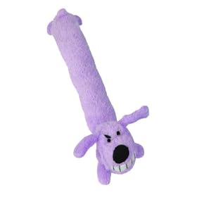 Loofa Dog Plush Dog Toy (Colors May Vary)