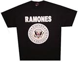 RAMONES - Presidential Seal - Black / Color T-shirt
