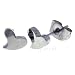 Price Comparison : Abstract Heart Stud Earrings