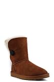 UGG Australia Women's Bailey Button Short Boots Footwear (9 Chestnut)
