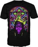 Notorious BIG Biggie Crown Stained Glass Mens Tee