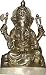Lord Ganesh Brass Sculpture in Sitting Posture 5.5 x 4 x 8.5 inches