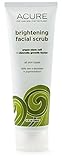 Acure Organics Argan Stem Cell + Chlorella Growth Factor Brightening Facial Scrub, 4 oz