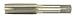3/4"-16 Tap, Plug, 4 Flutes, Carbon Steel, Uncoated Tap Finish