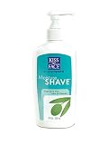Kiss My Face Fragrance Free Moisture Shave, 11-Ounce Pumps (Pack of 4)