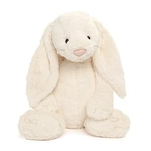Bashful Cream Bunny, 15 in. by 