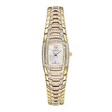 Ladies Gold Wittnauer Bulova Watch w Swarovski 12L030 by Wittnauer