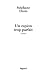 Un espion trop parfait