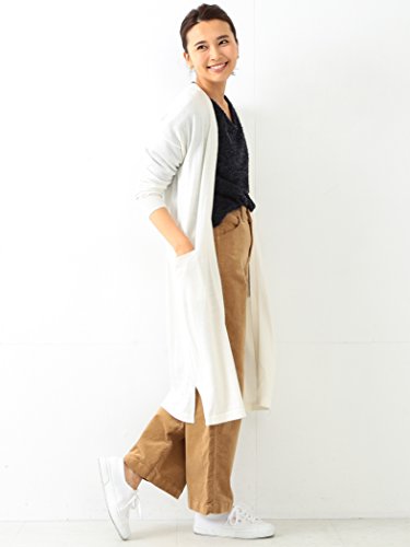 BEAMS LIGHTS WOMEN / ポケット付 ロングカーディガン