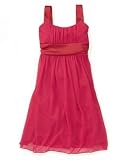 Ruby Rox Girls Sheer Matte Empire Waist Dress