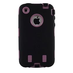 Otterbox Defender Case for iPhone 3G, 3G S (Pink, Black)