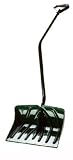Suncast SC3250 18-Inch Snow Shovel/Pusher Combo with Ergonomic Shaped Handle And Wear Strip, Green