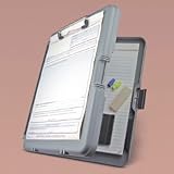 Storage Clipboard/ WorkMate Portable Desktop, Plastic, Side Opening, GRAY, EA SAU00470