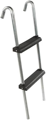 Ultega Trampoline Ladder, Silver/Black, 37.4"