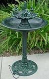 Water Fountain002-Fish Water Fountain - Antique Verde