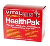 Vital Kinetic Women's Health Pack Vitamins, Minerals, Antioxidants, Plus Hormonal Support, Nutritional Body Balance, Neutralize Free Radicals, Strengthen Immune System, Healthy Brain Function, Cardiovascular Circulatory Health, Anti-aging Protection