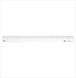 CDT アクリル定規 30cm PUPH1-001BK