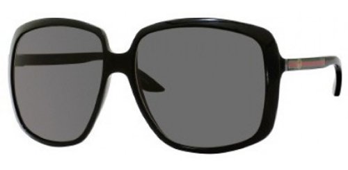 Gucci GG 3108 S SHN BLACK/CR-DK GREY Sunglasses (GG-3108-S-D28-BN-59-14-125)