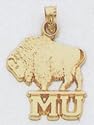 Marshall University Mascot & Letter Charm - XC728