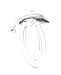 Polished Silver over Pewter Dolphin Bookmark