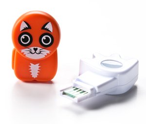 [ポーケン / Poken] - Mix Set (5pieces)　FOX+DRAGON+VAMPIRE+NINJA+ALIEN2