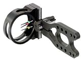 Precision Shooting Equip Gemini Sight 3-Pin .029 Black Injection Molded True Radius Pin Guard