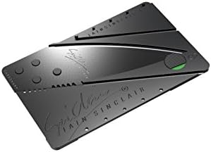 Iain Sinclair CardSharp2 Classic Folding Credit Card Tool 2.6" Black Blade