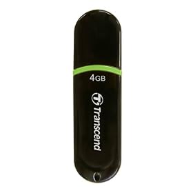 Transcend JetFlash V30 - 4 GB USB 2.0 Flash Drive TS4GJFV30 (Black)
