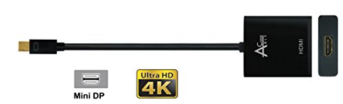 Ableconn MDPHD4KAA Active Mini DisplayPort (Thunderbolt 2) to HDMI Adapter for Displays up to 4K Ultra HD 3840x2160@30Hz (Gold Plated) - Active Mini DP 1.2 to HDMI 4K UHD - Eyefinity Compatible Ableconn MDPHD4KAA Active Mini DisplayPort (Thunderbolt 2) to HDMI Adapter for Displays up to 4K Ultra HD 3840x2160@30Hz (Gold Plated) - Active Mini DP 1.2 to HDMI 4K UHD - Eyefinity Compatible