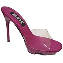 NEW PINK PLATFORM LAP POLE DANCER SANDALS SHOES