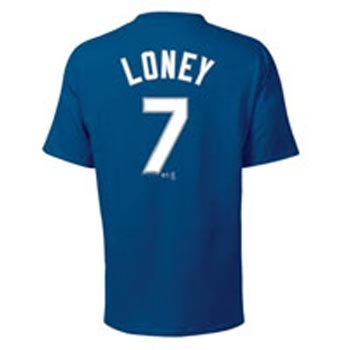 James Loney Los Angeles Dodgers Blue MLB Player T-Shirt - L
