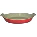 Le Creuset Heritage Enameled Cast-Iron 1-Quart Oval Au Gratin, Cherry