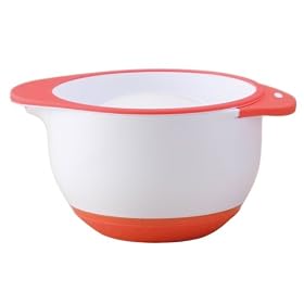 Fiesta Products 3-Quart Mixing Base Bowl with Lid, Red by Harold Import Company, Inc.