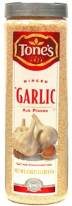 Tone's Spices Minced Garlic (23 oz) - Large Restaurant Food Service Size Shaker Container... by Gourmet Breads