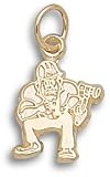Purdue Boilermakers Solid 10K Gold ''PETE'' 3/8'' Pendant